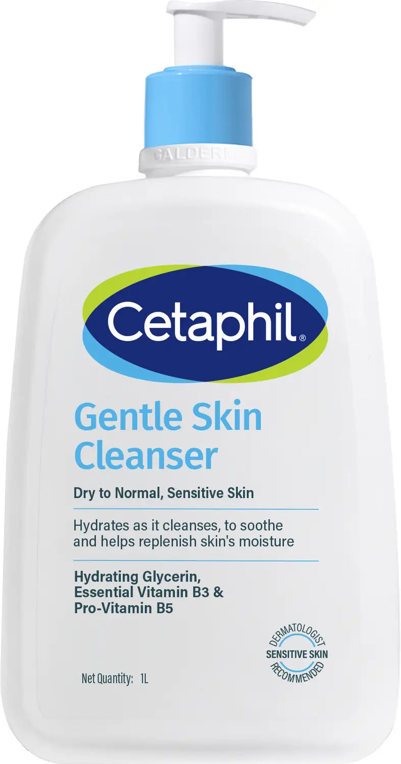 Cetaphil Gentle Cleanser 1000ml ( 1L )(Face Wash)