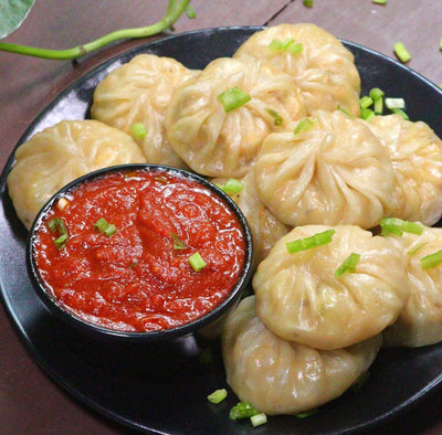 Paneer Momos Hafe Plate 6pcs