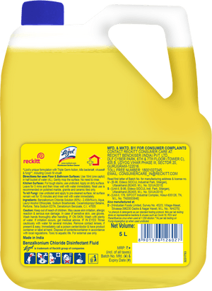 Lizol Disinfectant Surface Cleaner – 5L