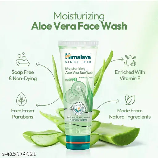 Himalaya Aloe Vera Face Wash – 100 ml