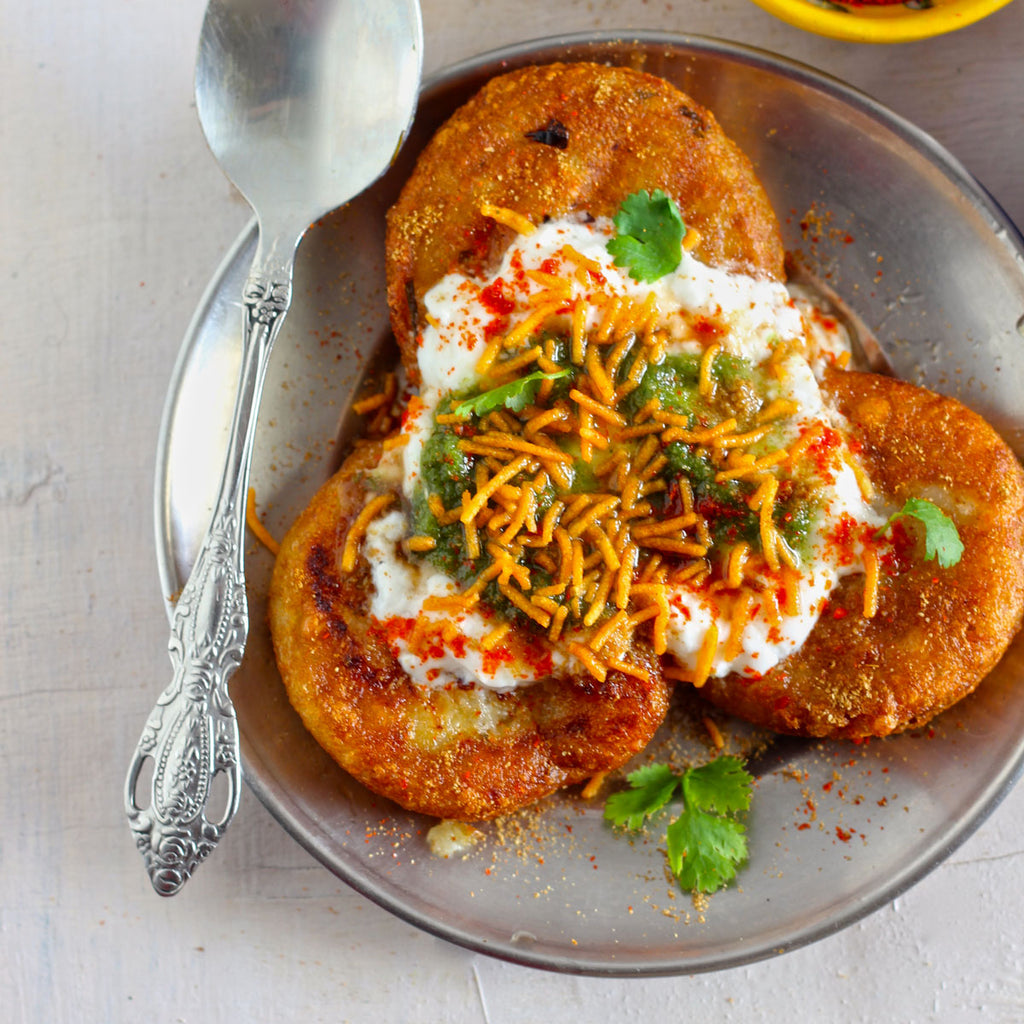 Aloo tikki Chaat Full Plate