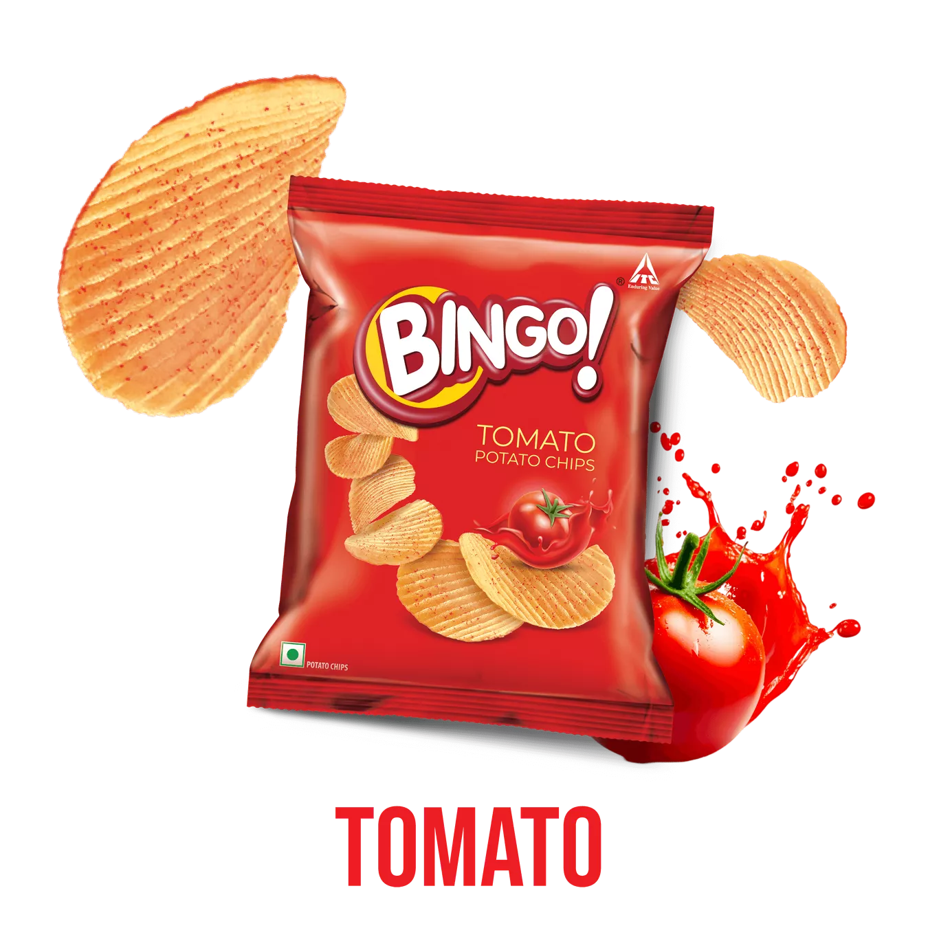 Bingo tomato chips 90g