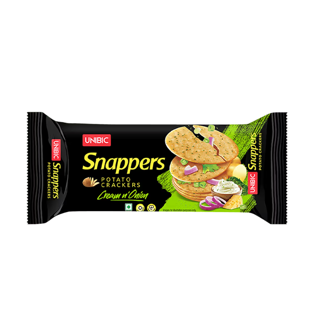 UNIBIC Snappers – Cream N’ Onion ( 5 packet inside )