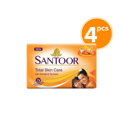 Santoor Soap 75g ( pack of 4 )